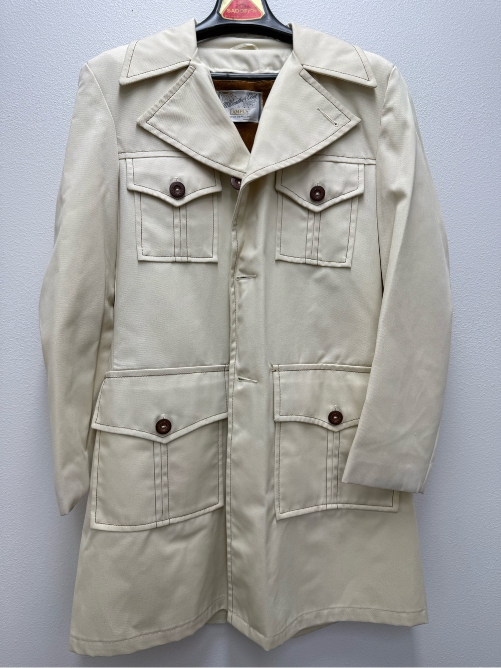 Vintage Campus All Weather Jacket - Removable Liner - Size 40